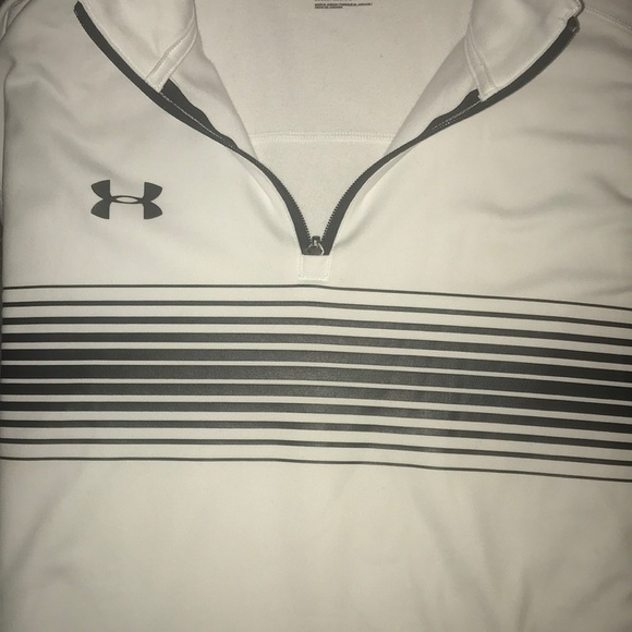 Under Armour Other - Men’s 2XL White Under Armour Loose 1/4-Zip